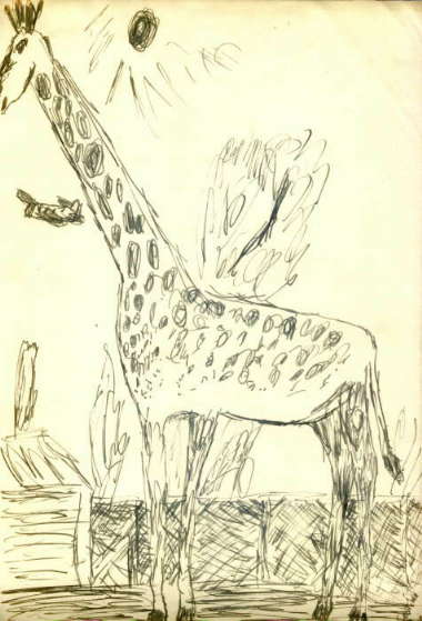 Wilhelma-Giraffe, 1952